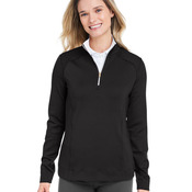 Ladies' Wells Quarter-Zip Tech Pullover