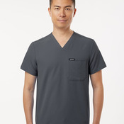 Men's Holmes Everyday 1-Pocket Scrub V-Neck Top