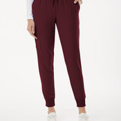 Women's Petite Sizes Silex Knit-Waist Scrub Joggers