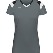 Girls TruHit Tri-Color Short Sleeve Jersey