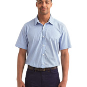 Men's Microcheck Gingham Cotton Shirt