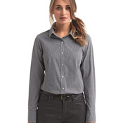 Women's Microcheck Gingham Cotton Shirt