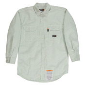 Men's Flame-Resistant Down Plaid Work Shirt