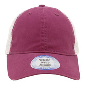 Women's Peached Twill Mesh Back Cap