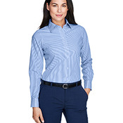Ladies' Crown Collection® Banker Stripe Woven Shirt