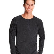 Men's Triblend Henley T-Shirt