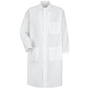 Butcher Coat with Exterior Chest Pocket