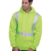 Unisex USA-Made Hi-Visibility Hooded Sweatshirt