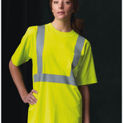 Unisex USA-Made 50/50 High Visibility Pocket T-Shirt