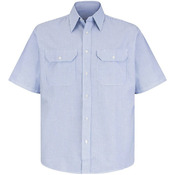 Deluxe Short Sleeve Uniform Shirt - Tall Sizes