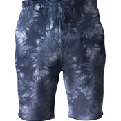 Unisex Tie-Dyed Fleece Shorts