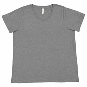 Women's Curvy Collection Fine Jersey Tee