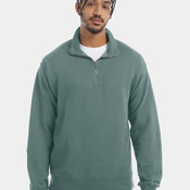 Unisex Garment-Dyed Quarter-Zip Sweatshirt