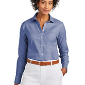 Women's Wrinkle Free Stretch Pinpoint Shirt